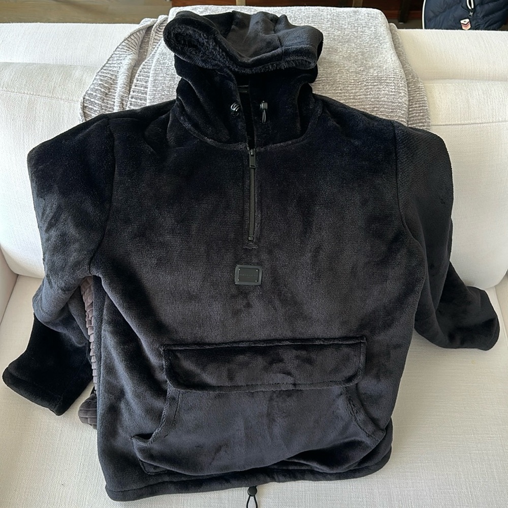 Karl Lagerfeld Black Pullover Hoodie